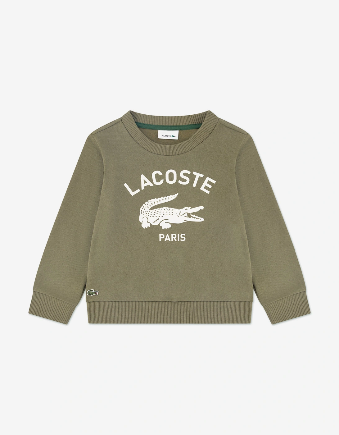 Boys Soft Branding Tracksuit in Green