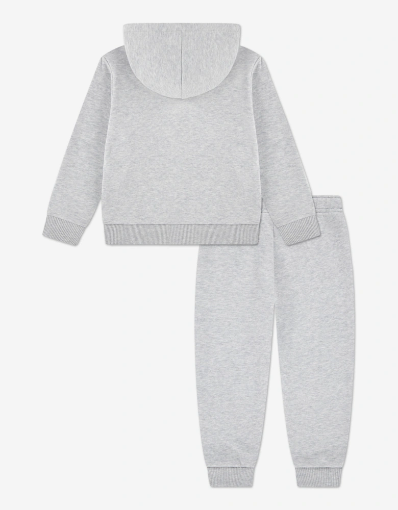 Boys Logo Tracksuit in Grey