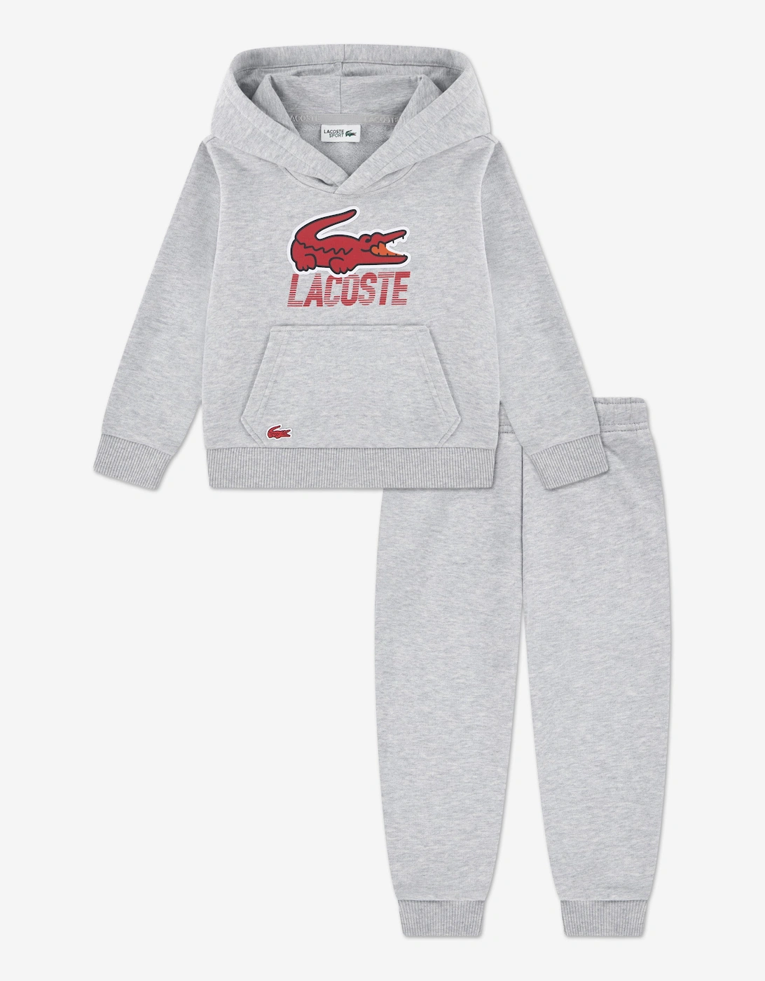 Lacoste Boys Logo Tracksuit in Grey - Size: 5 years