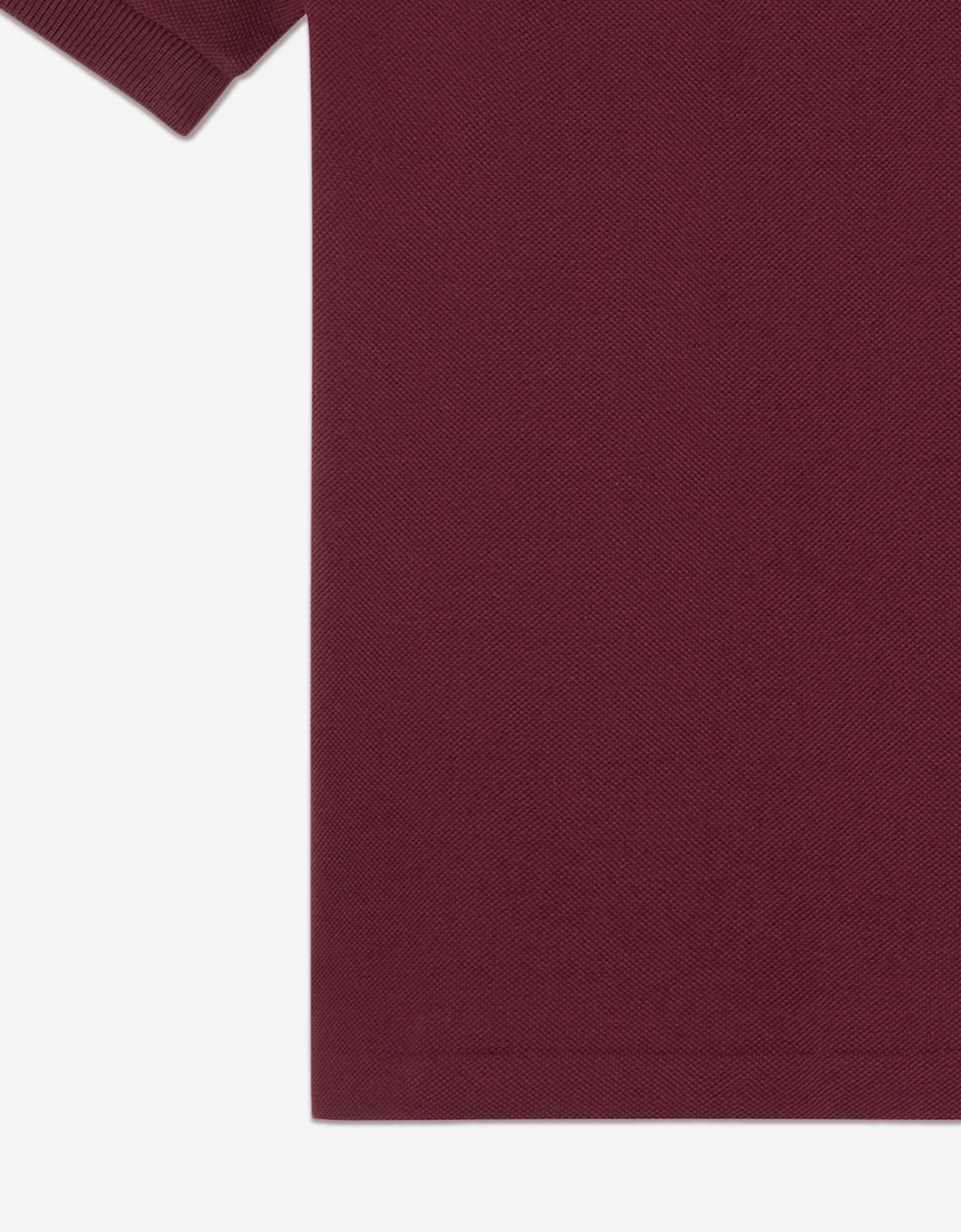 Boys Pique Polo Shirt in Red