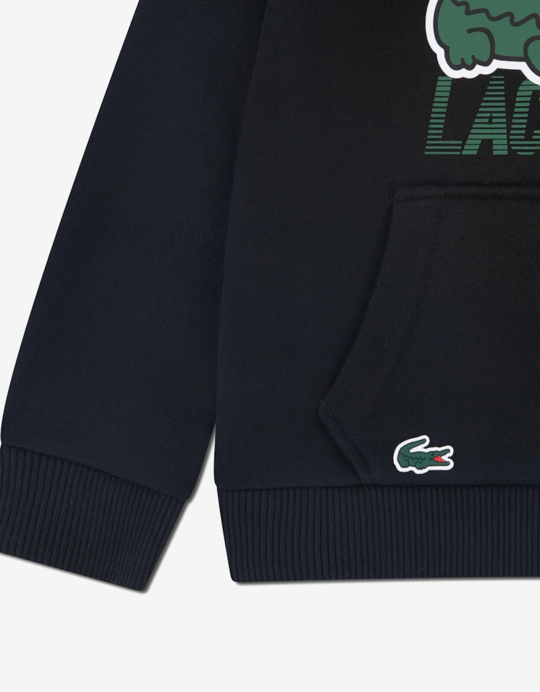 Boys Logo Tracksuit in Black