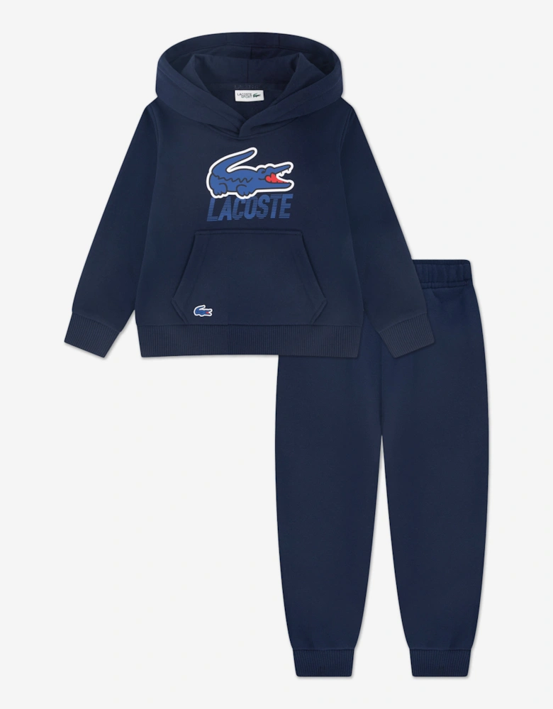 Boys Logo Tracksuit in Navy