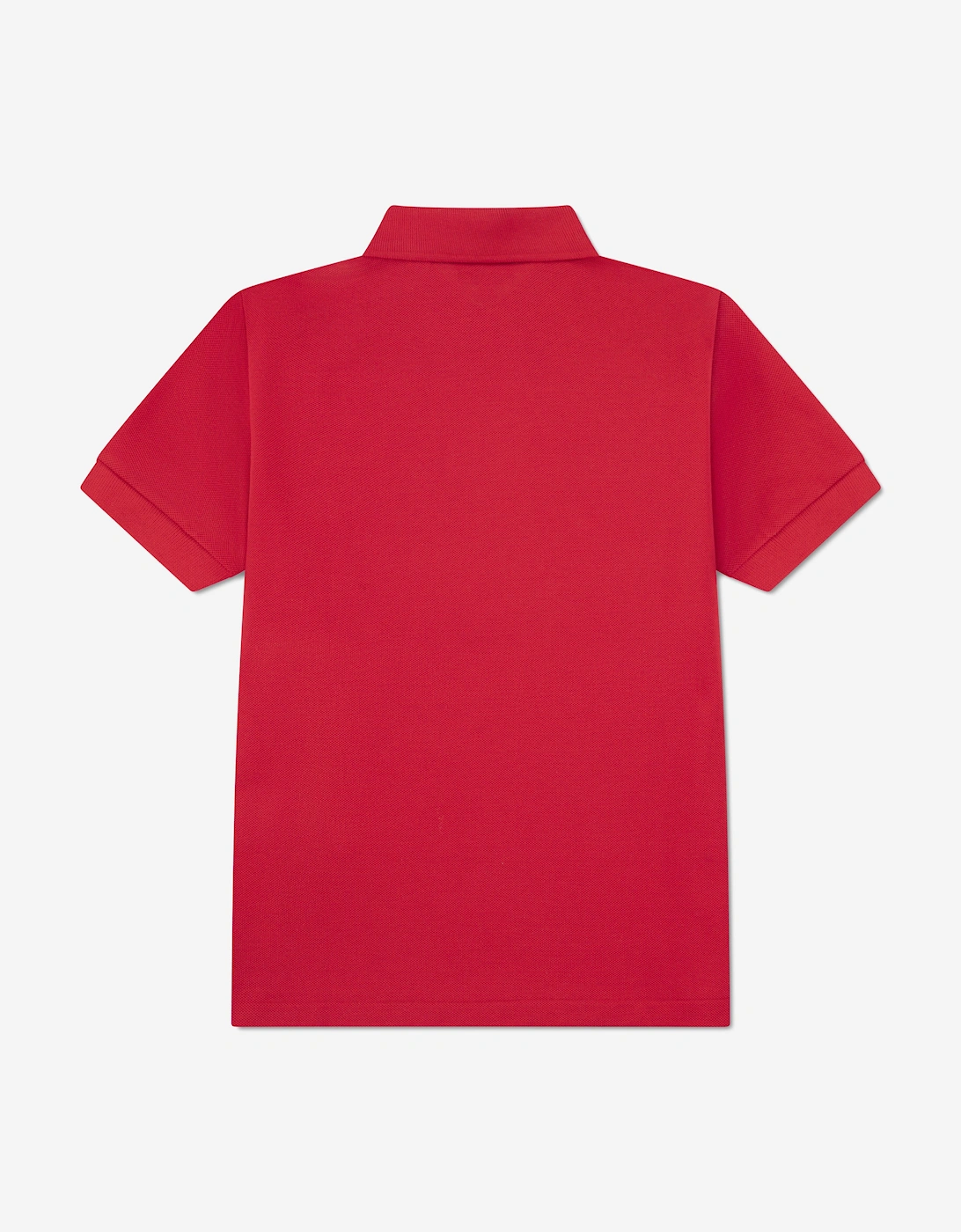 Boys Petit Pique Polo Shirt in Red