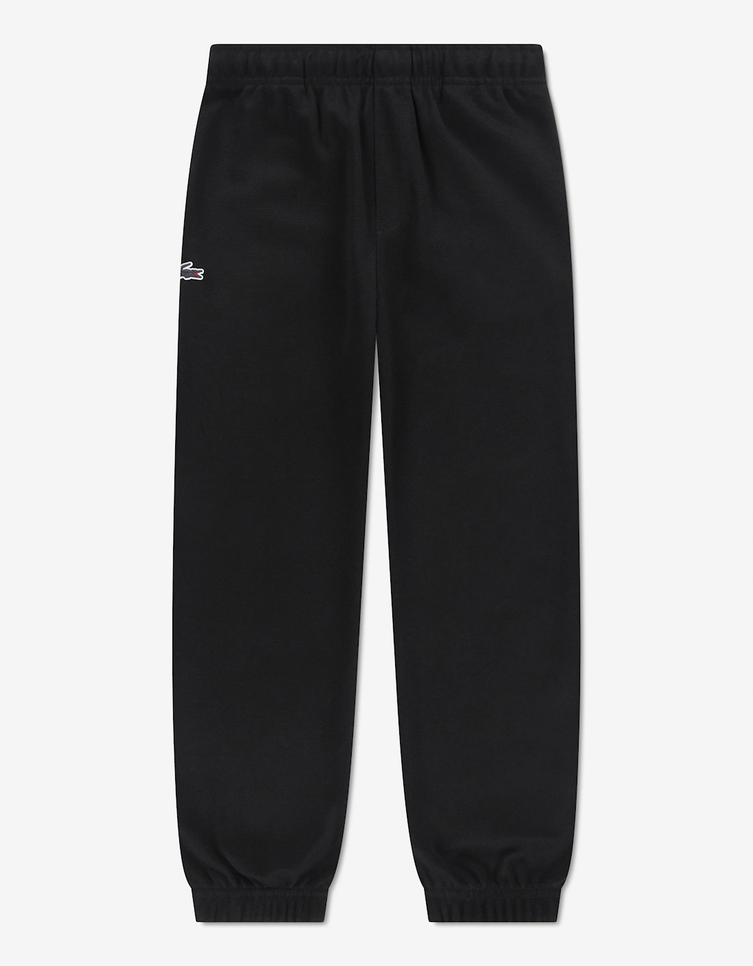 Boys Contrast Seam Track Pants in Black, 5 of 4