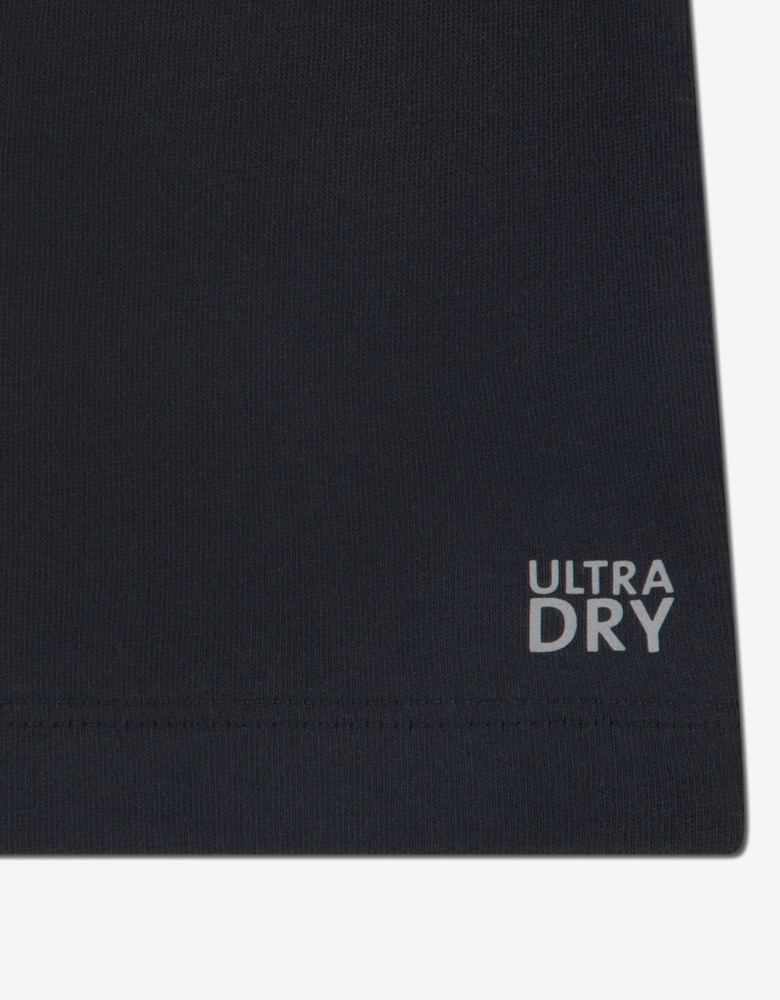 Boys Logo Sprayed Word T-Shirt in Black