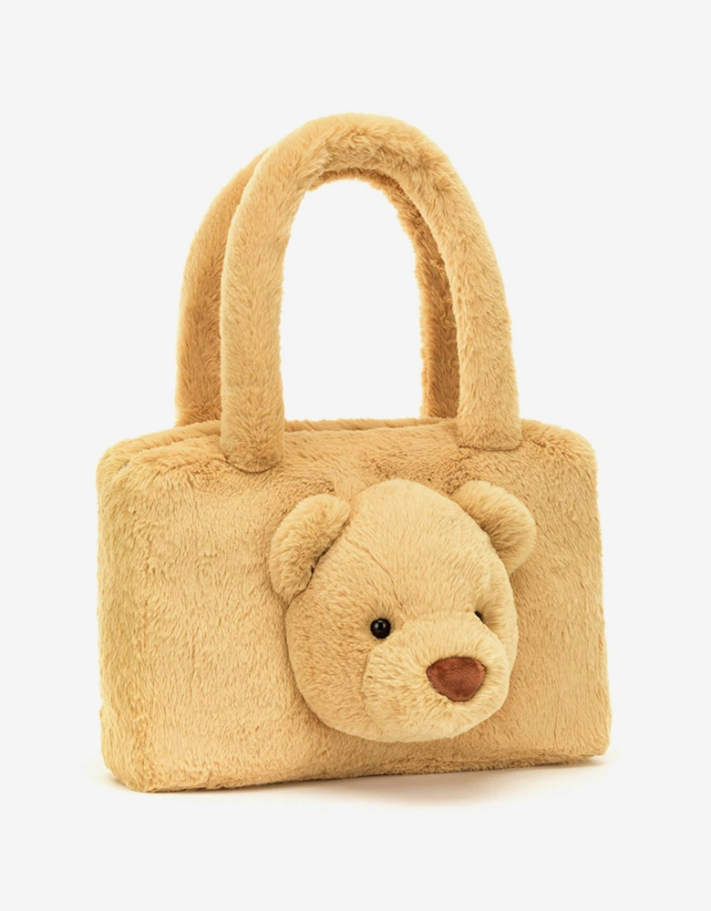 Smudge Bear Tote Bag in Beige (36cm)