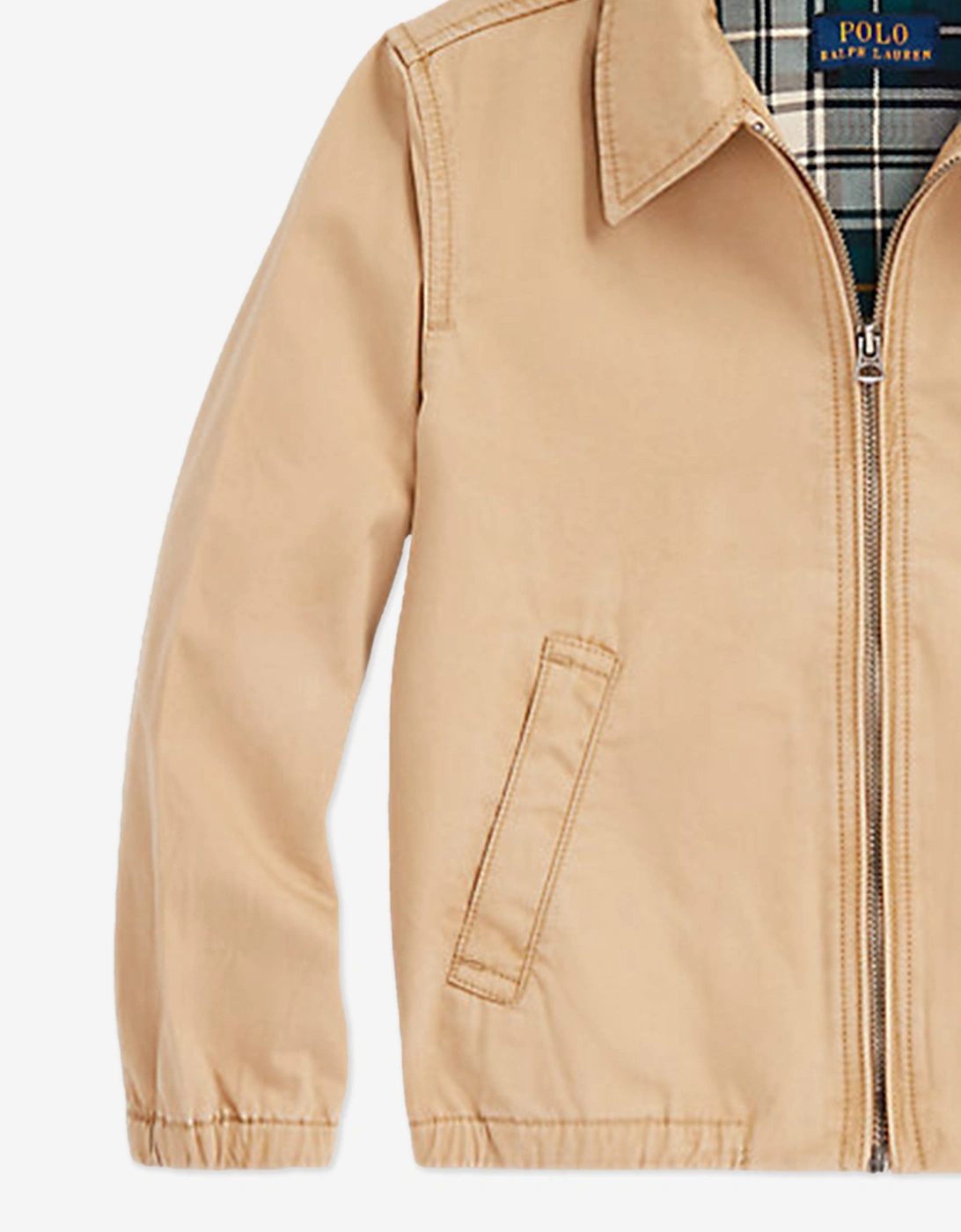 Boys Bayport Cotton Jacket in Beige