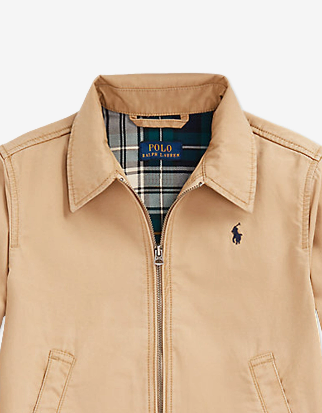 Boys Bayport Cotton Jacket in Beige