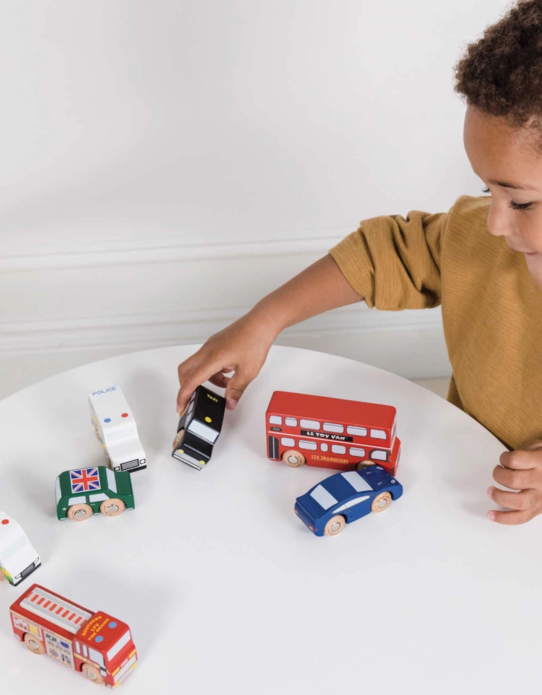 London Toy Car Set-7 Piece (10 x 3 x 5cm)
