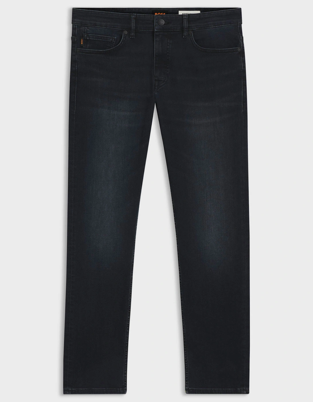 BOSS Orange Delaware Slim-Fit Jeans in Blue-Black Soft-Motion Denim  - Dark Blue 405, 3 of 2