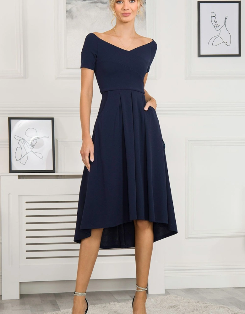 Lenora Fit & Flare Midi Dress