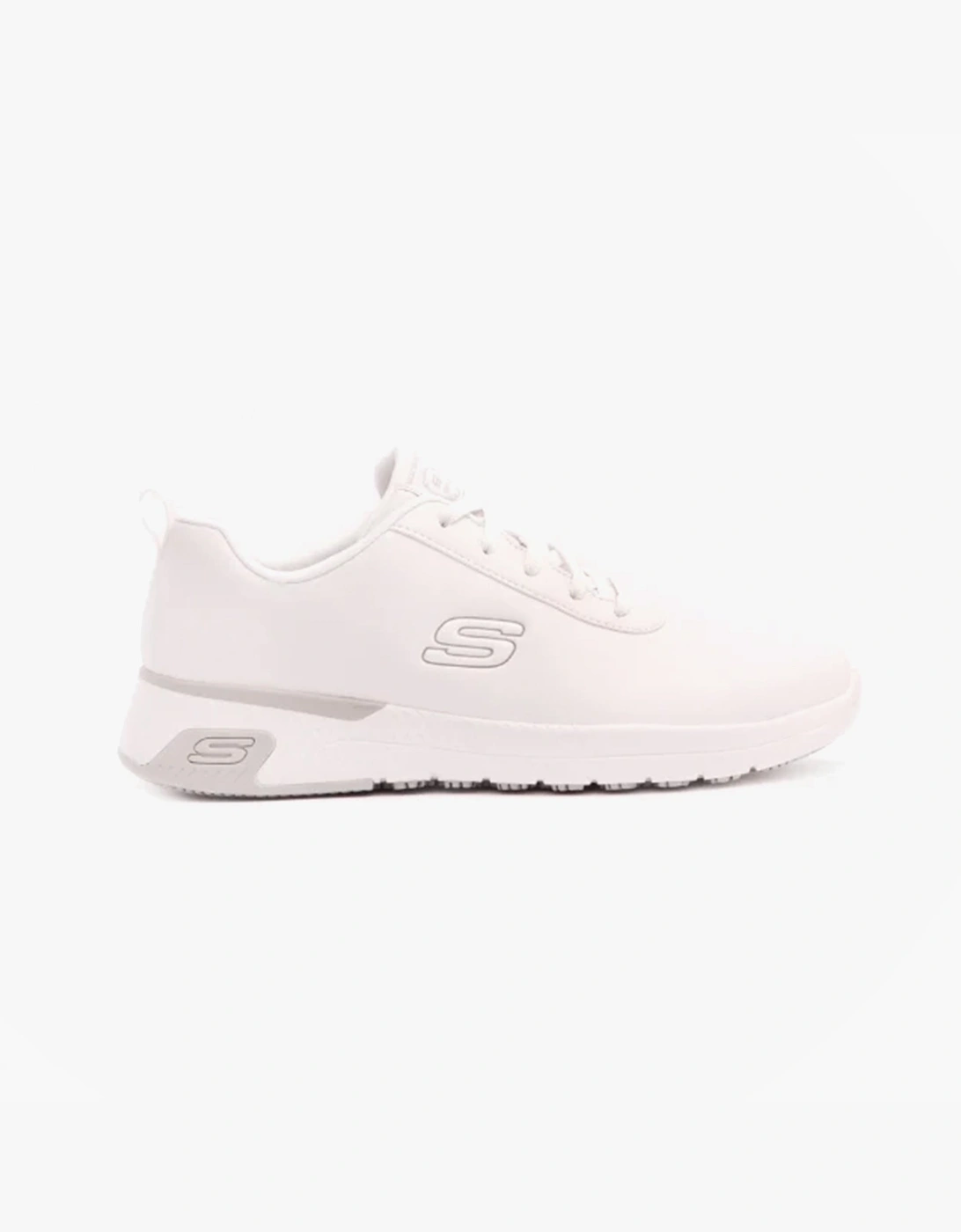 Women's Skechers Work 108010EC MARSING - GMINA SR Womens Occupational Trainers White - Size: 3.5