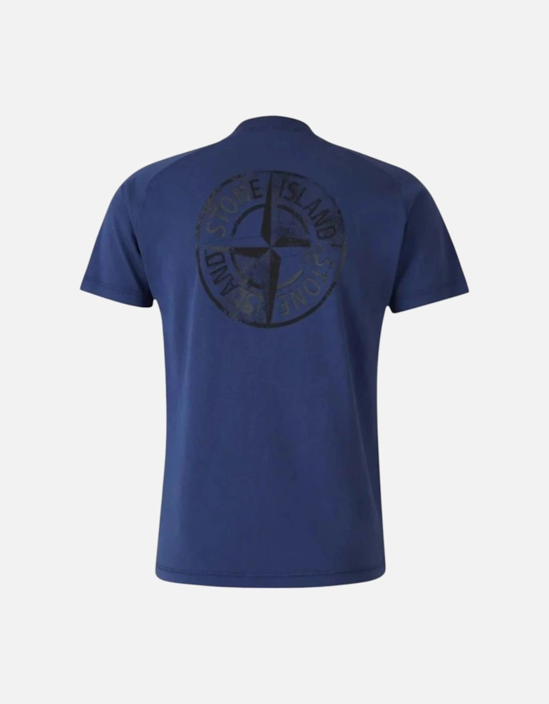 Reflective Print Navy T-Shirt