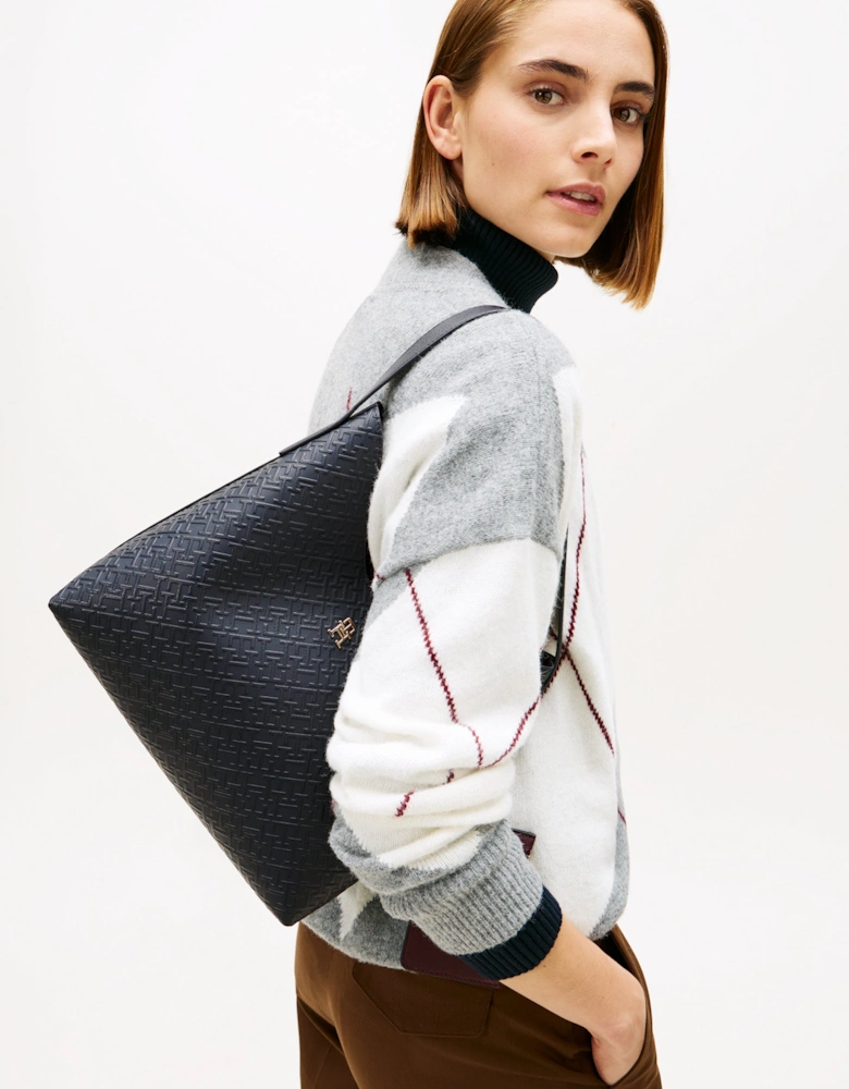 Icon Womens Shoulder Bag Mono - Space Blue