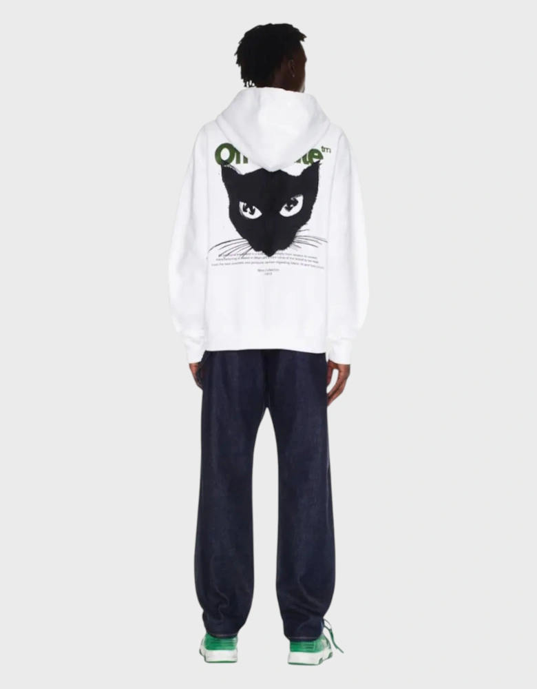 Cat Skate Hoodie White