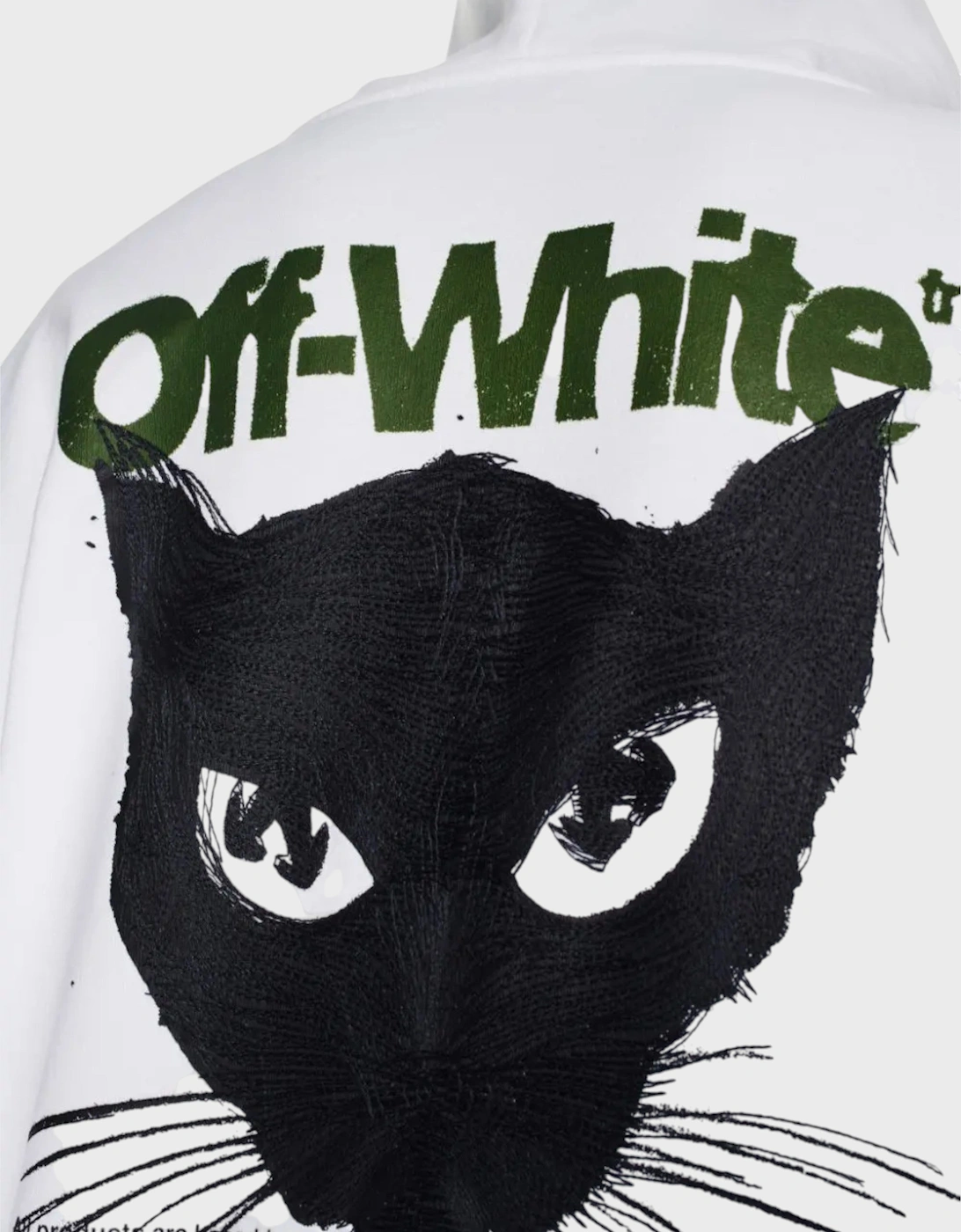 Cat Skate Hoodie White