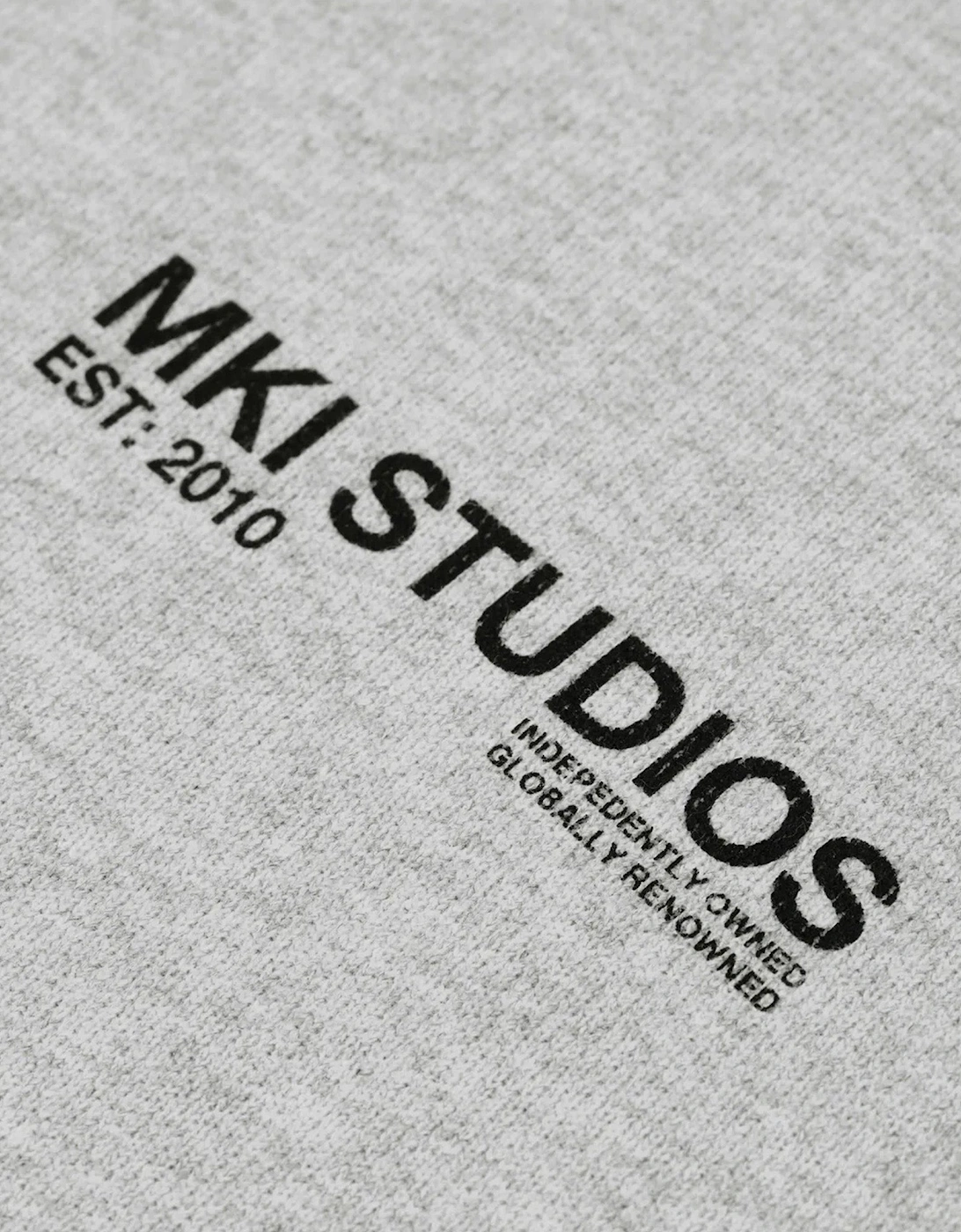 Oversized Abstract Crewneck Sweatshirt