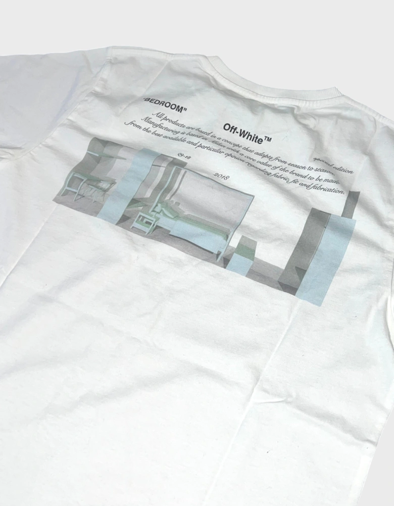 HS Printed Short Sleeve Tee White