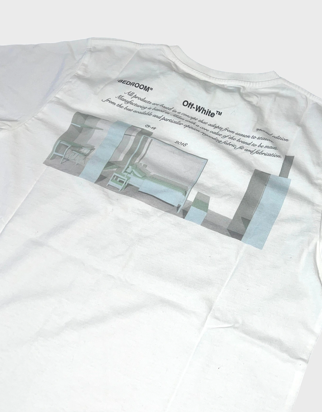HS Printed Short Sleeve Tee White