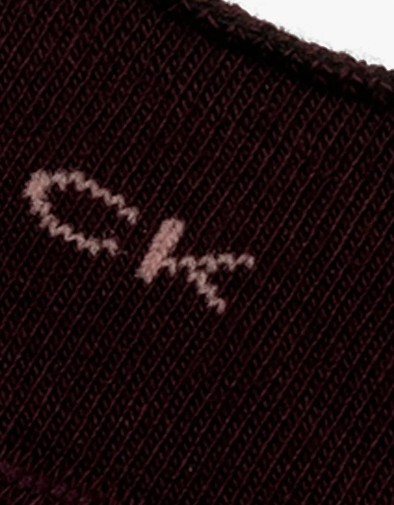 2 Pack Womens Invisible Socks Pink Combo