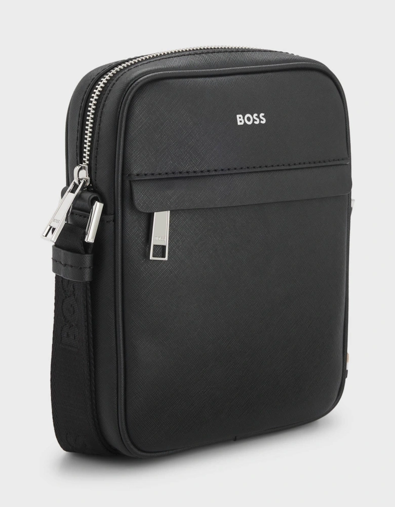 BOSS Orange Mens Zair_NS zip Mens Bag 50483566 - Black 001