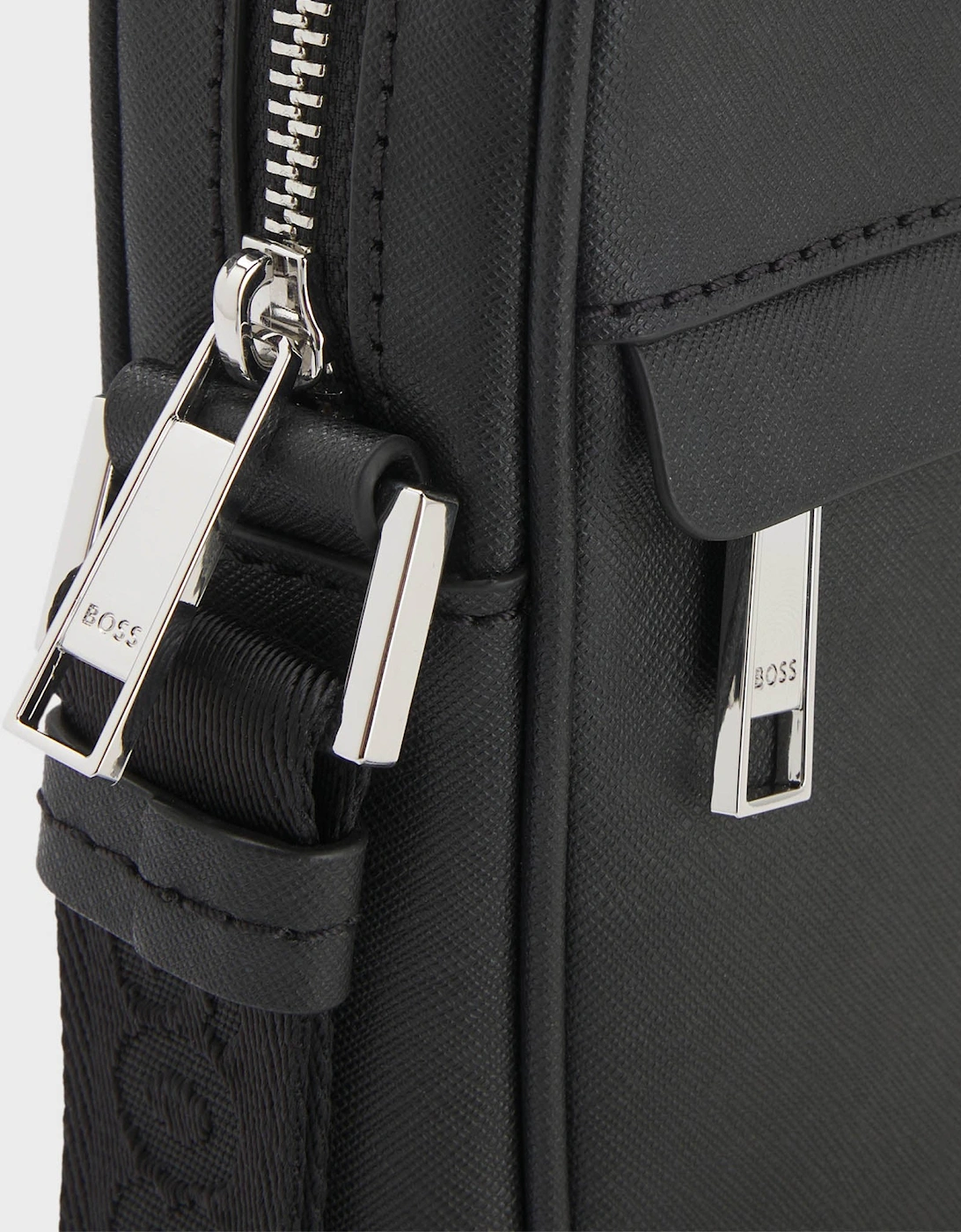 BOSS Orange Mens Zair_NS zip Mens Bag 50483566 - Black 001