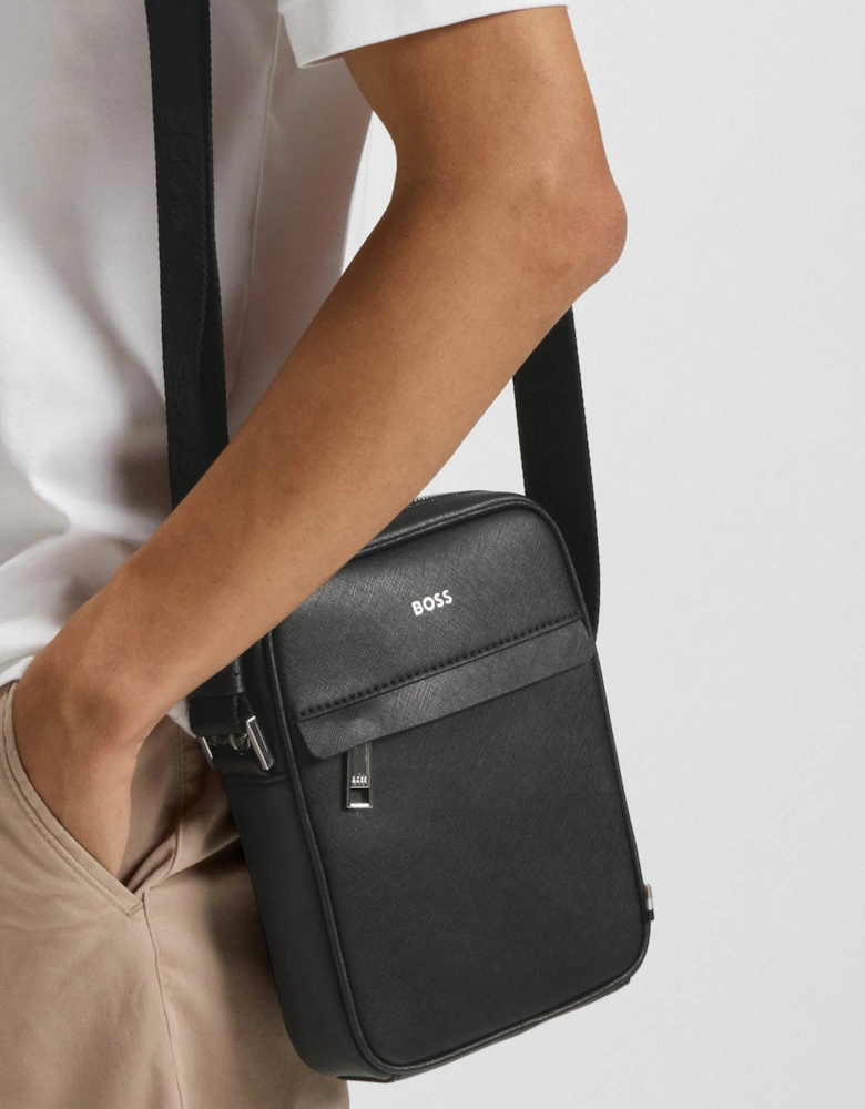 BOSS Orange Mens Zair_NS zip Mens Bag 50483566 - Black 001