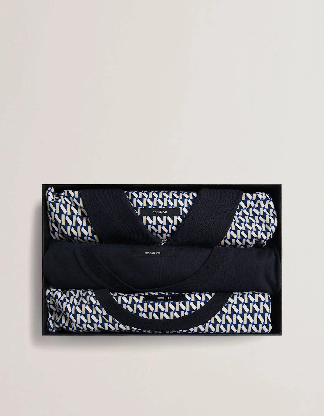 Sangs Mens 3-Pack T-Shirts - Navy, 3 of 2