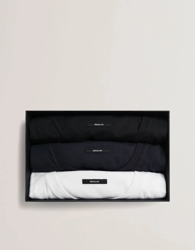 Brolin Mens 3-Pack T-Shirts - Multicolour