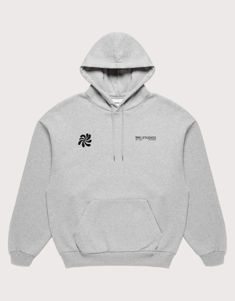 Oversized Abstract Hoodie