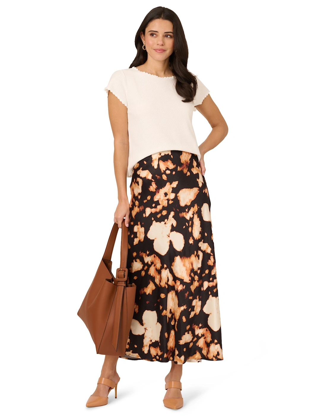 Boat Neck Crochet Finishing Scallop Sweater With Cap Sleeves, 2 of 1