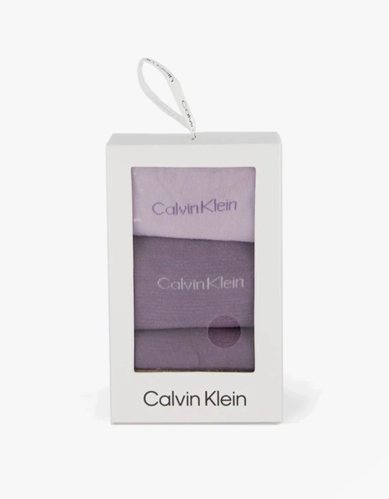 3 Pack Giftboxed Womens Crew Socks Lilac