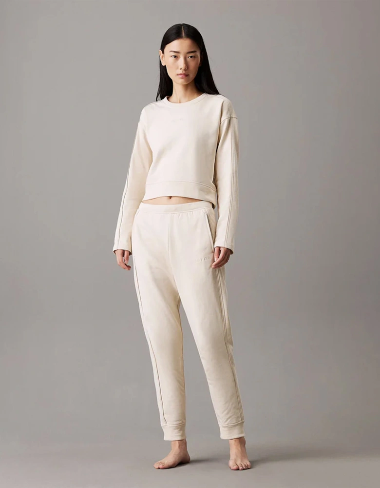 TONAL LOGO LOUNGE Womens Joggers Sandshell