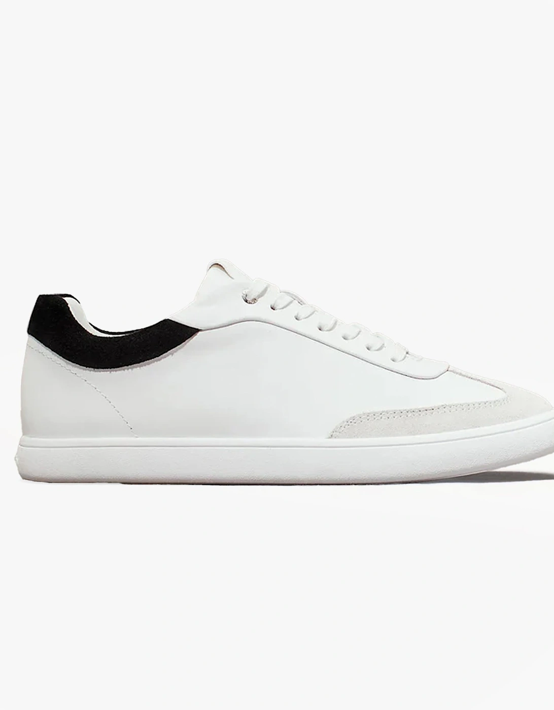 CUPSOLE LACE UP  Womens Trainers Bright White/Black, 7 of 6