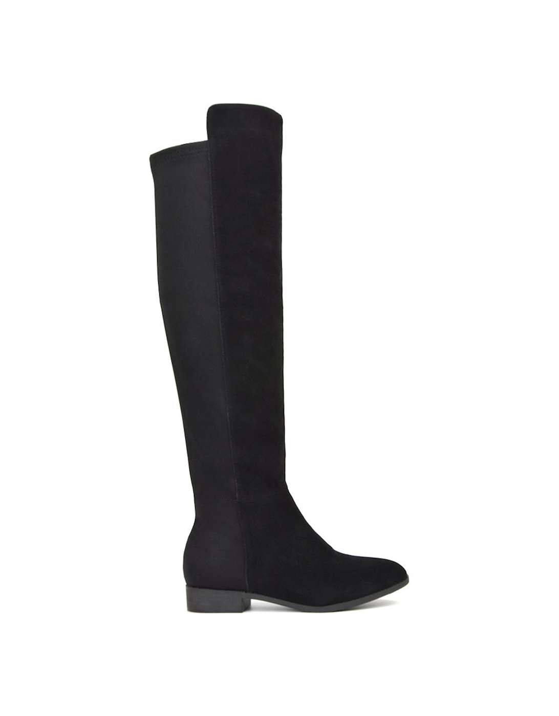 'Charleigh' Flat Elasticated Over The Knee Boots, 2 of 1