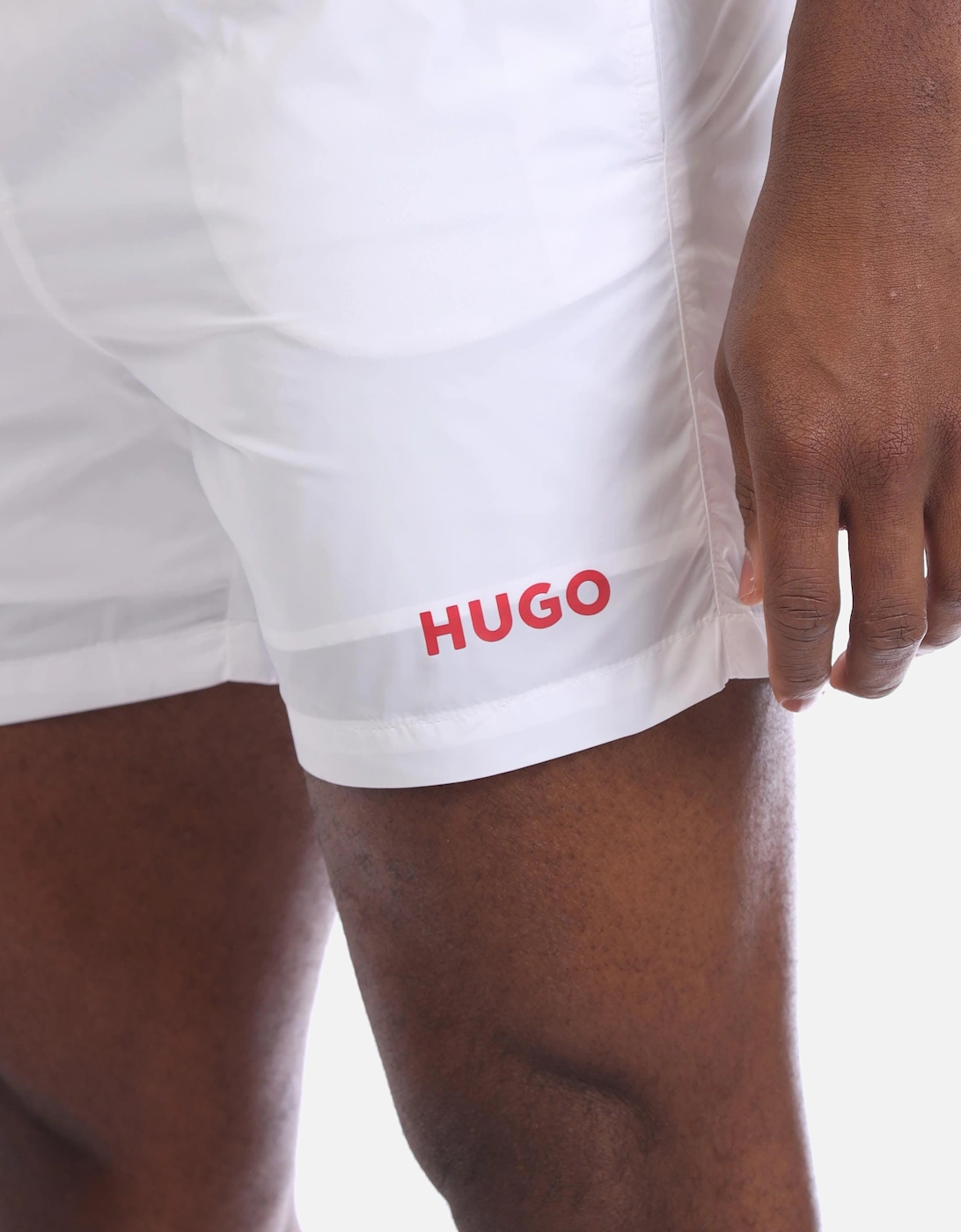 Haiti Contrast Logo Swim Shorts