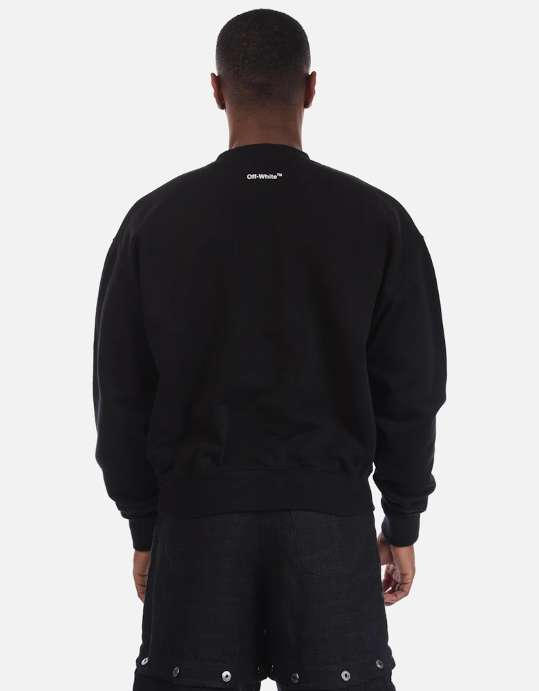 Monalisa Over Crewneck Sweatshirt