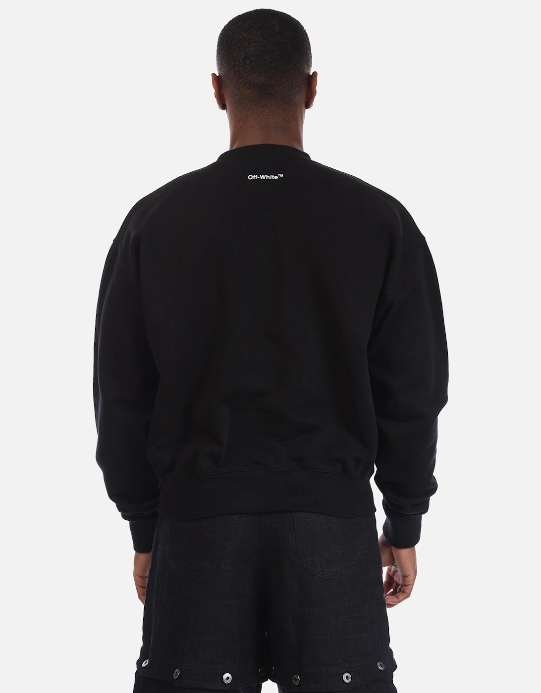 Monalisa Over Crewneck Sweatshirt