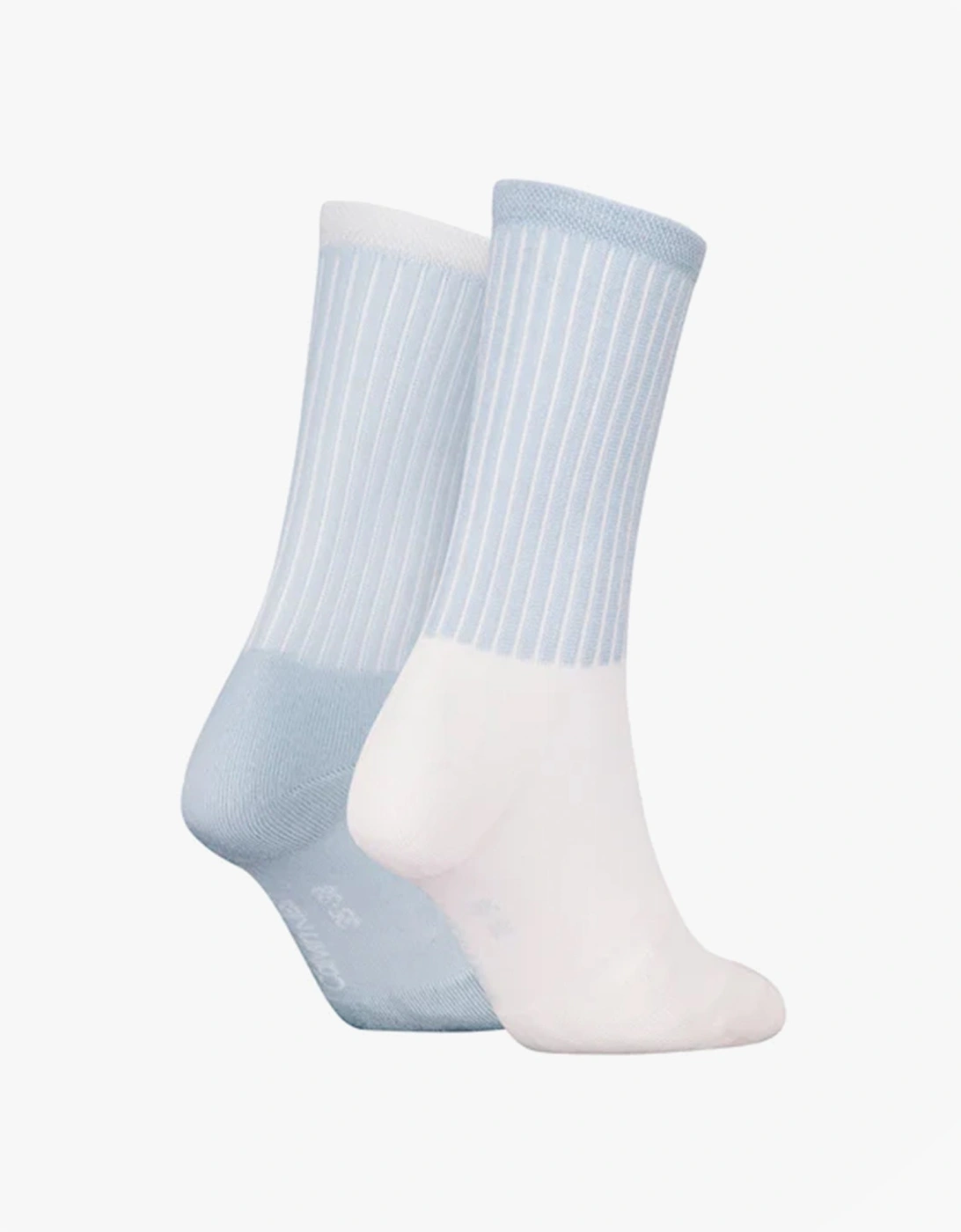 2 Pack Trainer Womens Crew Socks Blue