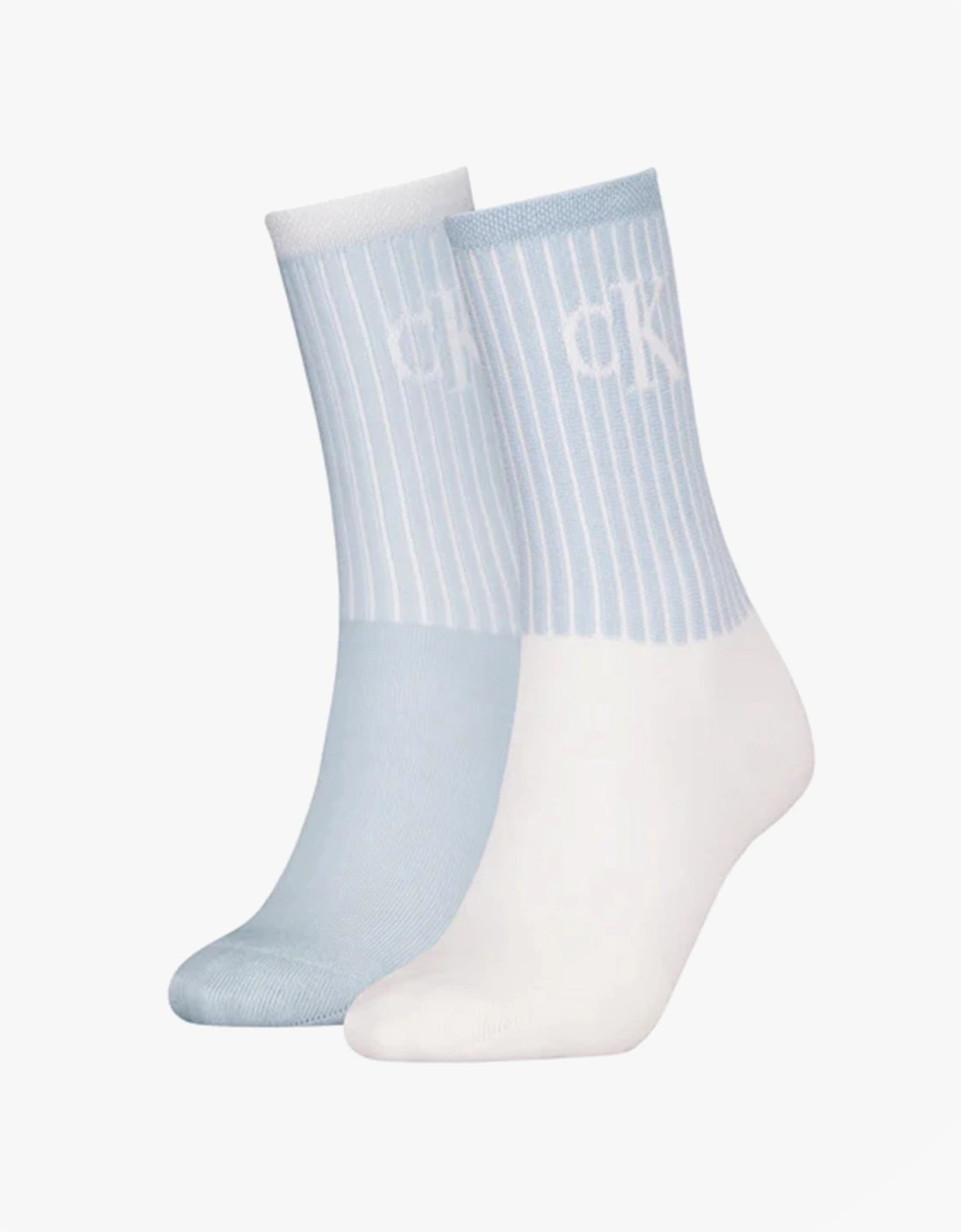 2 Pack Trainer Womens Crew Socks Blue, 5 of 4