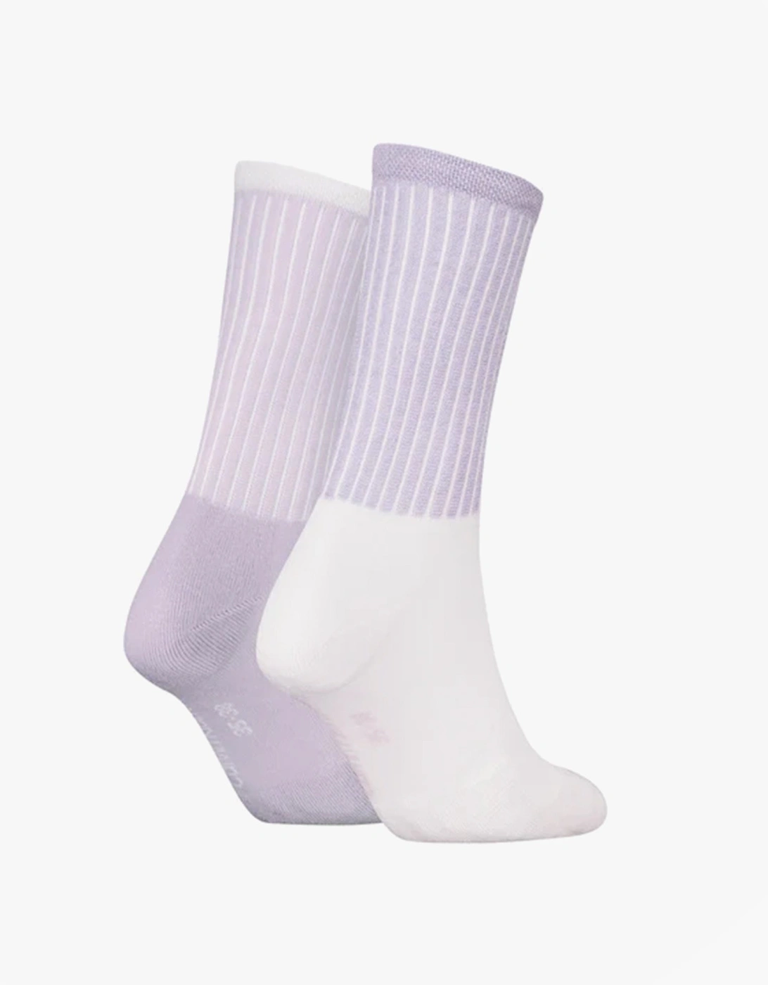 2 Pack Trainer Womens Crew Socks Lilac