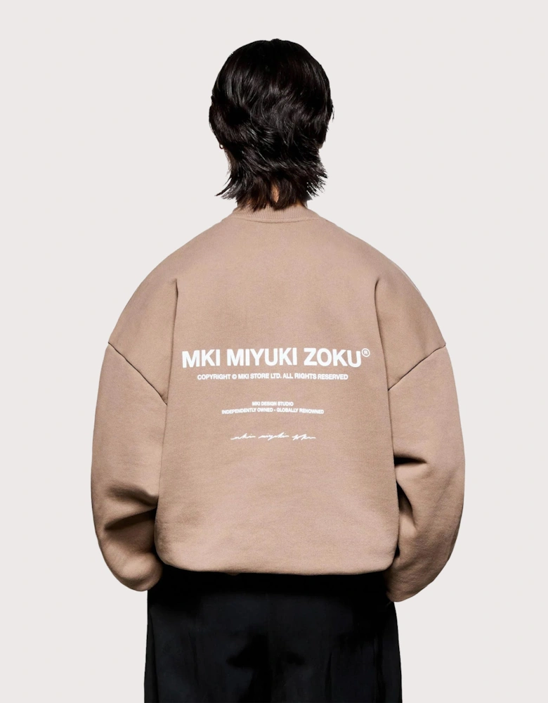 Oversized Design Studio Crewneck Sweatshirt