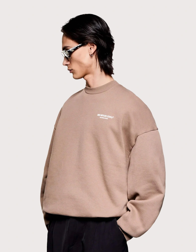 Oversized Design Studio Crewneck Sweatshirt