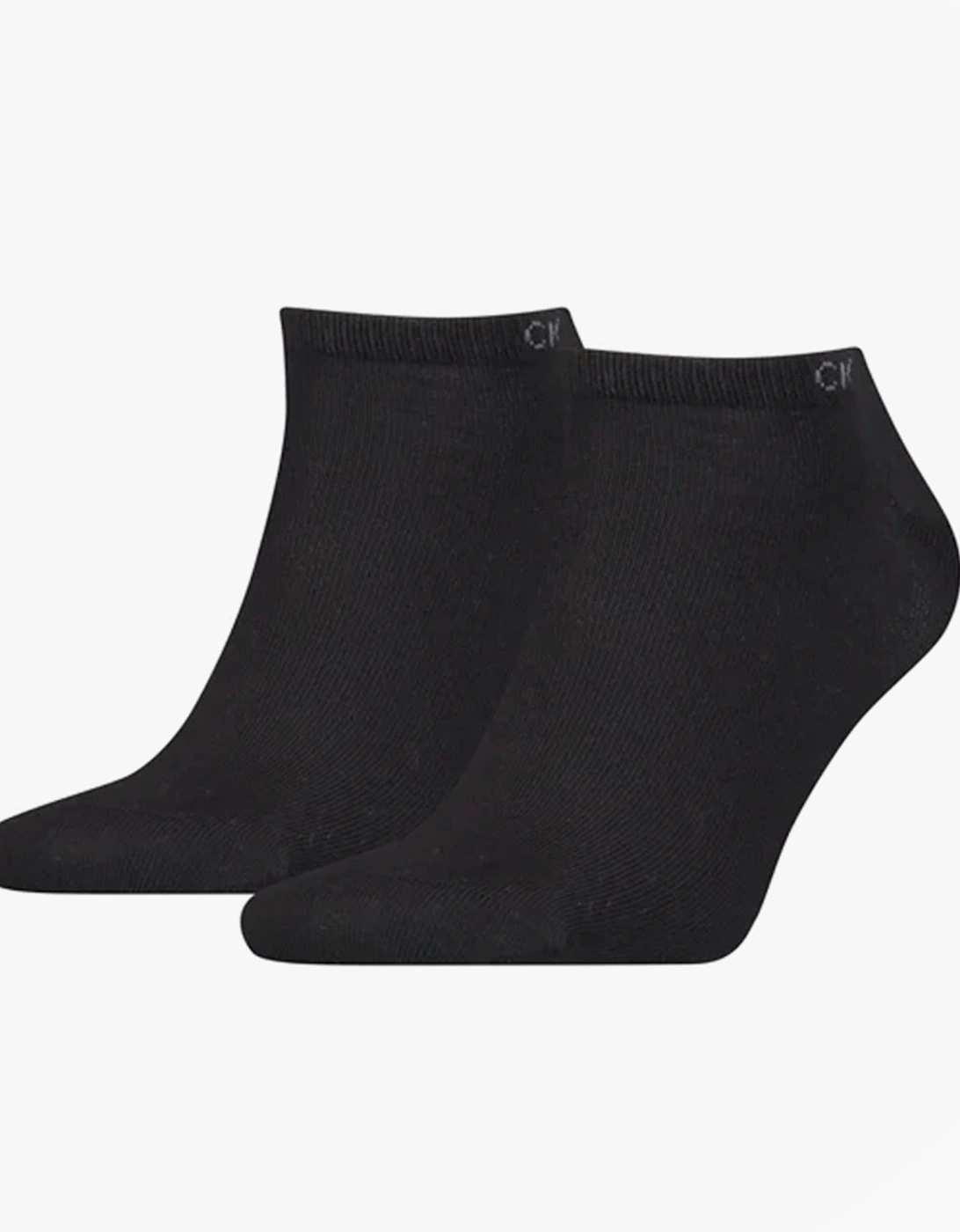 2 Pack Mens Ankle Trainer Socks Black, 3 of 2