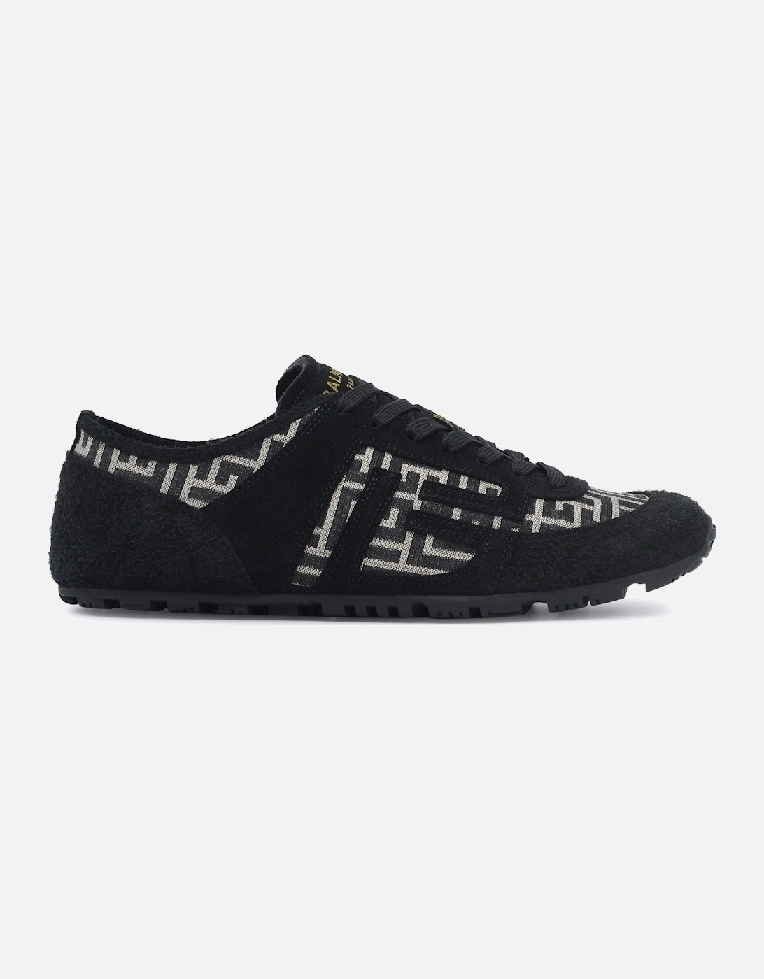 Racer 45 Monogram Sneakers Black, 7 of 6