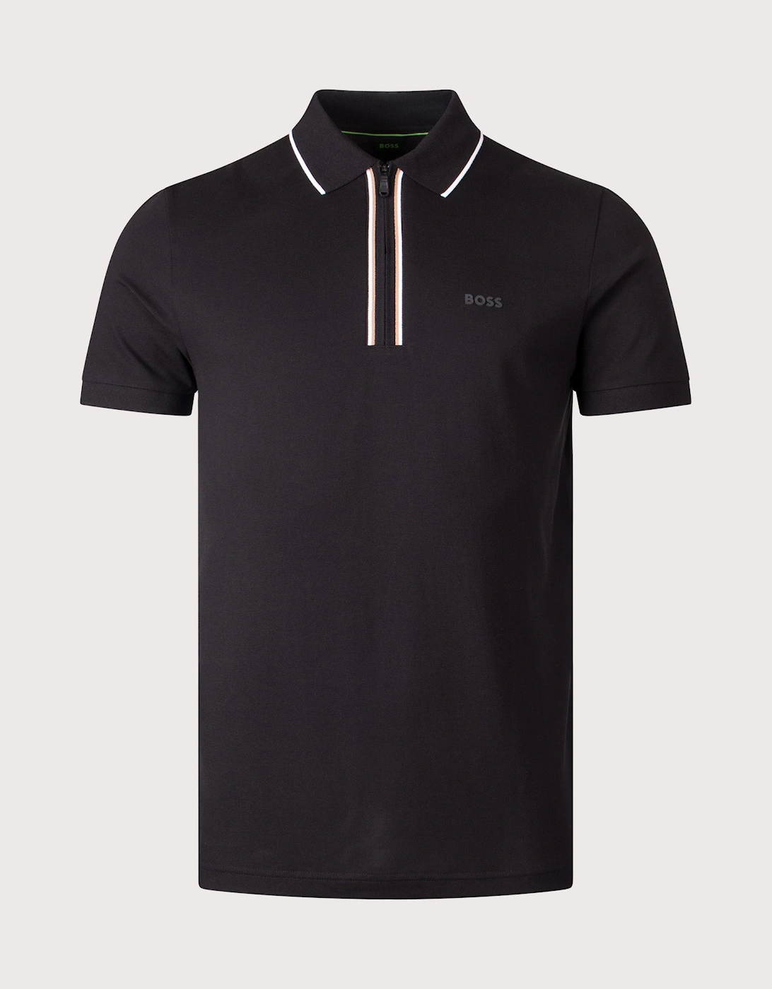 Slim Fit Zip Neck Philix Polo Shirt, 4 of 3