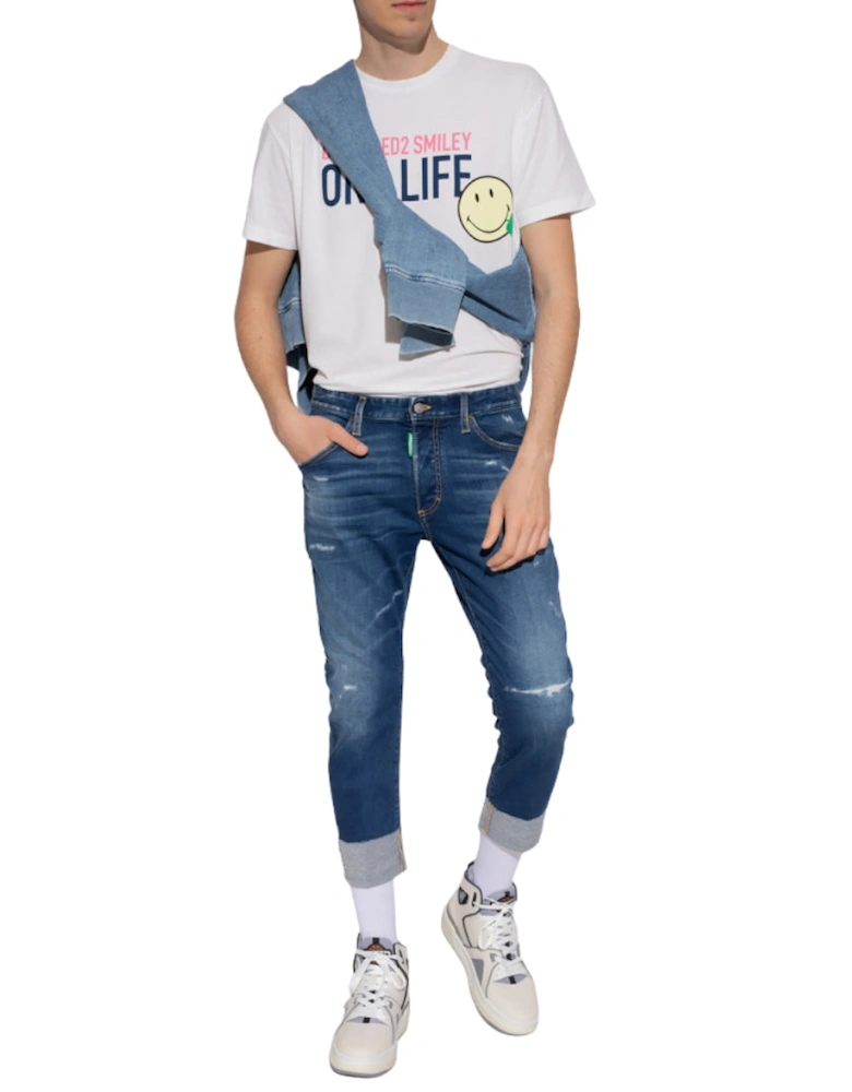 Sailor Style Blue Jeans