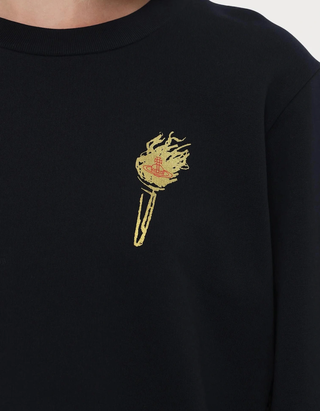 Women's Navy Iris Sweatshirt