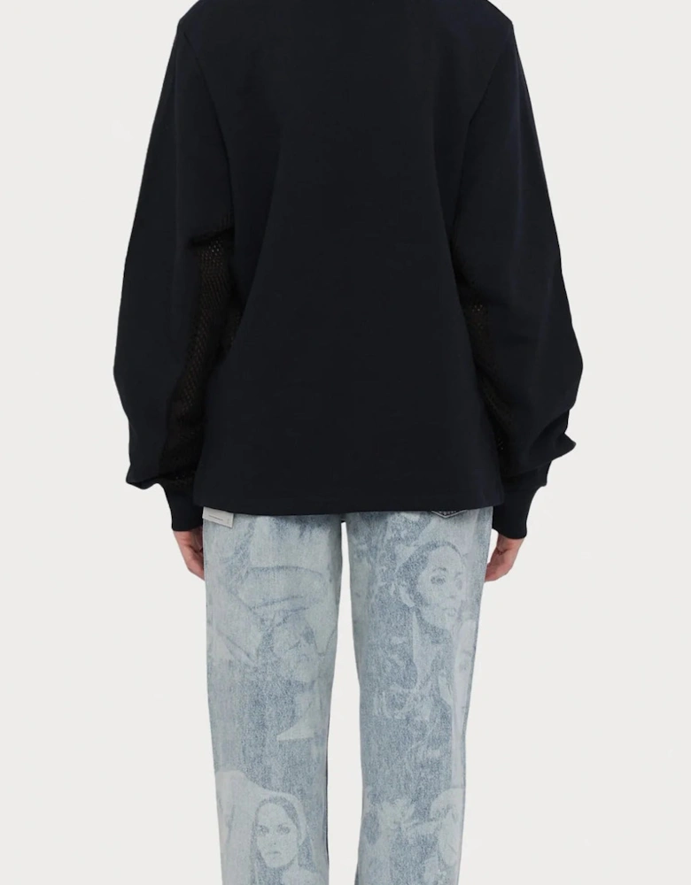 Women's Navy Iris Sweatshirt