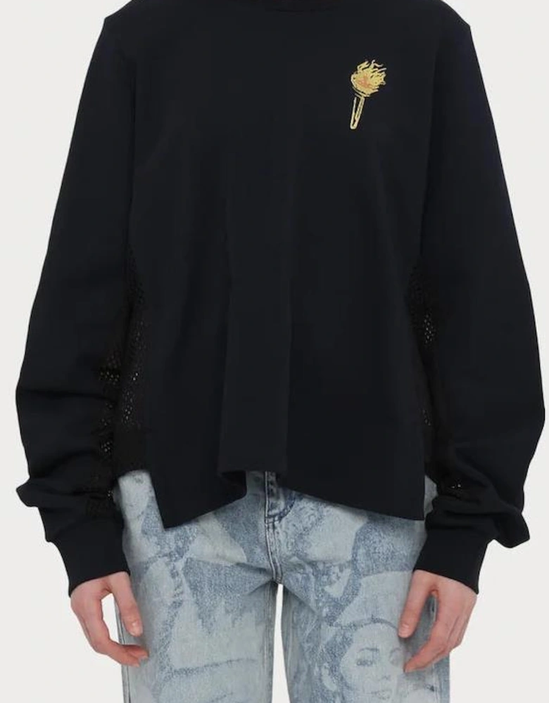 Women's Navy Iris Sweatshirt